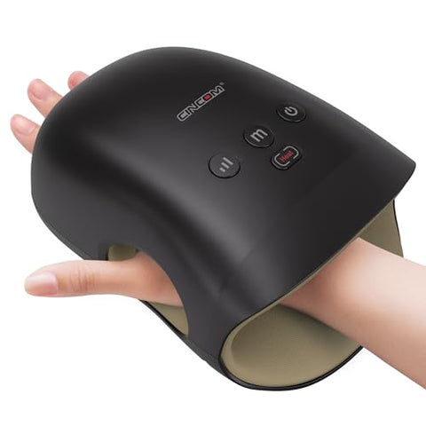 CINCOM Cordless Hand Massager with Heat & Compression for Hand Relief