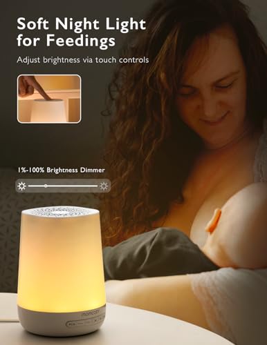 Momcozy Baby Sound Machine – White Noise & Night Light