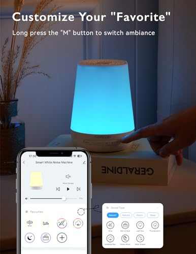 Momcozy Baby Sound Machine – White Noise & Night Light