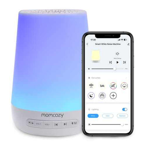 Momcozy Baby Sound Machine – White Noise & Night Light