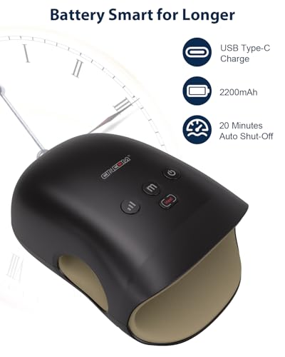 CINCOM Cordless Hand Massager with Heat & Compression for Hand Relief