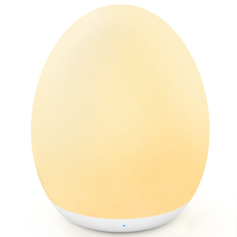 MediAcous Baby Egg Night Light – Rechargeable 7-Color Touch Lamp